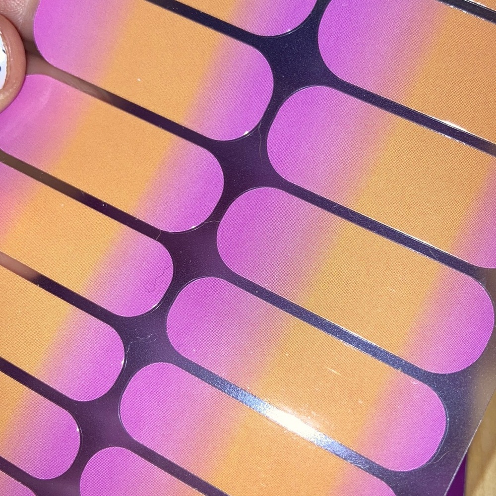 Rainbow sherbet nails